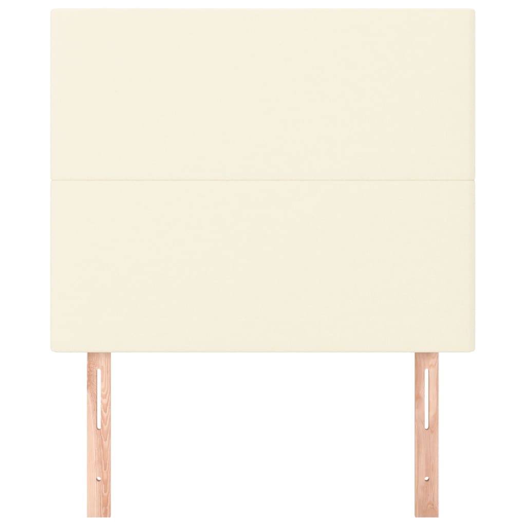 Hoofdborden 2 St 90X5X78/88 Cm Kunstleer Crèmekleurig