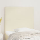 Hoofdbord 90x5x78/88 cm kunstleer crème