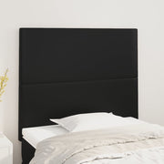 Hoofdbord 100x5x118/128 cm kunstleer zwart