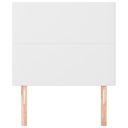 Hoofdborden 2 St 100X5X78/88 Cm Kunstleer Wit