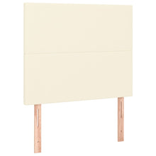 Hoofdborden 2 St 100X5X78/88 Cm Kunstleer Kleurig 100 cm Crème