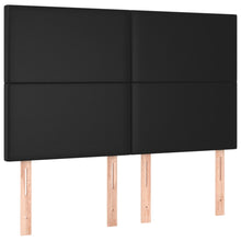 Hoofdbordem 4 St 72X5X78/88 Cm Kunstleer Zwart