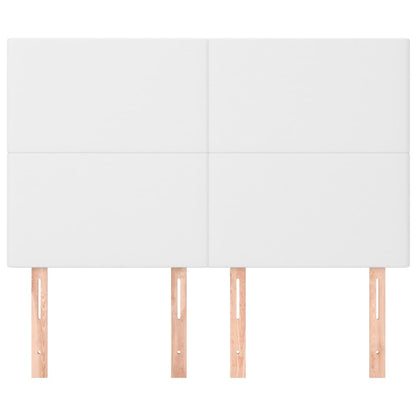 Hoofdborden 4 St 72X5X78/88 Cm Kunstleer Wit