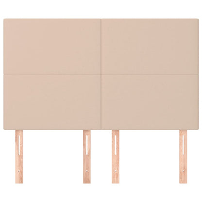 Hoofdborden 4 st 72x5x78/88 cm kunstleer cappuccinokleurig 1 144 cm Cappuccino