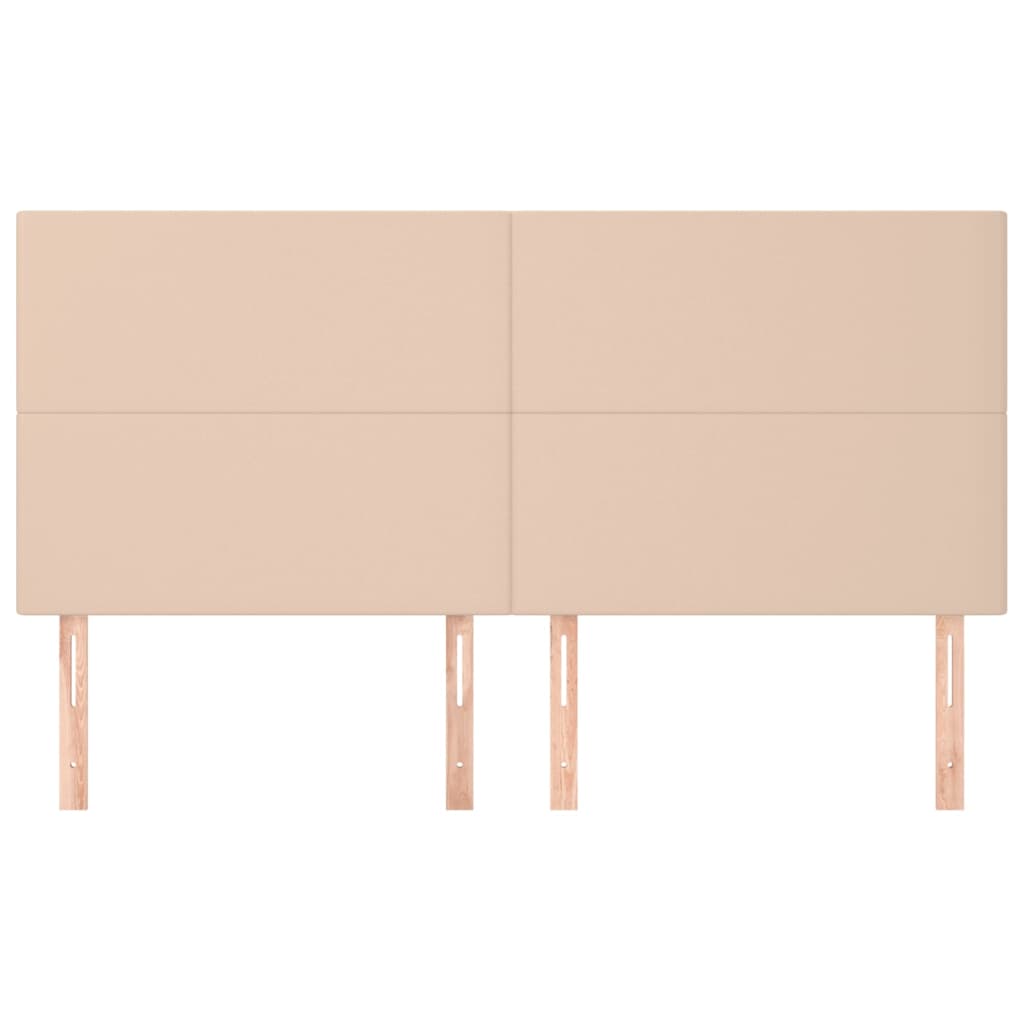 Hoofdbord cappuccino 160x5x118/128 cm Kunstleer