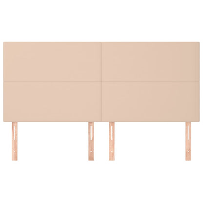 Hoofdbord cappuccino 160x5x118/128 cm Kunstleer
