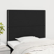 Hoofdbord 100x5x118/128 cm stof zwart