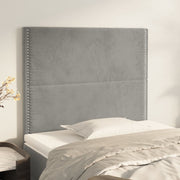 Hoofdbord 160x5x118/128 cm fluweel zwart