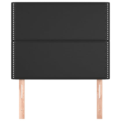 Hoofdborden 2 St 90X5X78/88 Cm Kunstleer Zwart