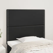 Hoofdbord 100x5x118/128 cm kunstleer zwart