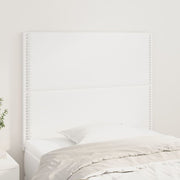 Hoofdbord 100x5x118/128 cm kunstleer wit
