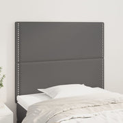 Hoofdbord 100x5x118/128 cm kunstleer grijs