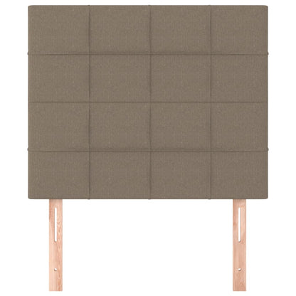 Hoofdborden 2 St 80X5X78/88 Cm Stof Taupe