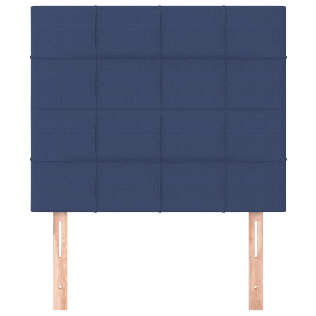 Hoofdborden 2 St 80X5X78/88 Cm Stof Blauw 80 cm Hoog
