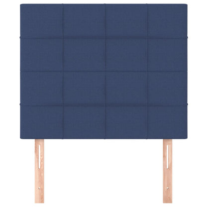 Hoofdborden 2 St 80X5X78/88 Cm Stof Blauw 80 cm Hoog