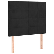 Hoofdborden 2 St 90X5X78/88 Cm Fluweel Zwart