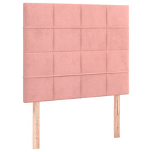 Hoofdborden 2 St 90X5X78/88 Cm Fluweel Roze