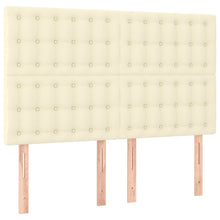 Hoofdborden 4 St 72X5X78/88 Cm Kunstleer Kleurig 1 144 cm Crème