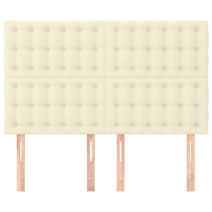 Hoofdborden 4 St 72X5X78/88 Cm Kunstleer Kleurig 1 144 cm Crème