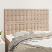 Hoofdbord cappuccino 144x5x118/128 cm kunstleer