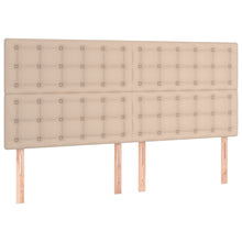 Hoofdborden 4 St 80X5X78/88 Cm Kunstleer Kleurig 1 160 cm Cappuccino