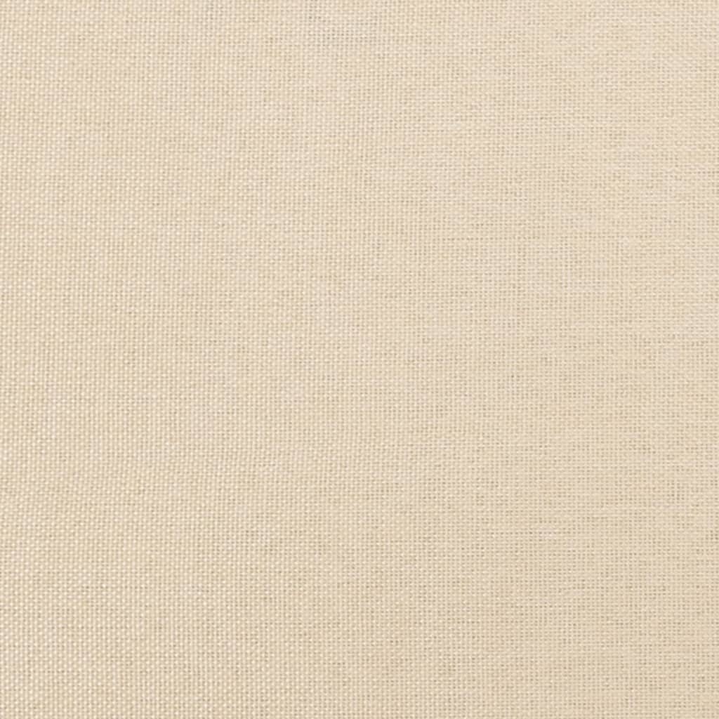Hoofdborden 2 St 90X5X78/88 Cm Stof Kleurig Crème 90 cm Hoog