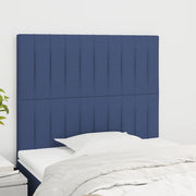 Hoofdbord 100x5x118/128 cm stof blauw