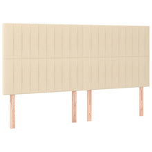 Hoofdborden 4 St 80X5X78/88 Cm Stof Kleurig Crème 160 cm Hoog