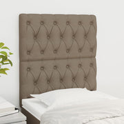 Hoofdbord 80x7x78/88 cm stof taupe