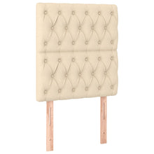 Hoofdborden 2 St 80X7X78/88 Cm Stof Kleurig Crème 80 cm Hoog