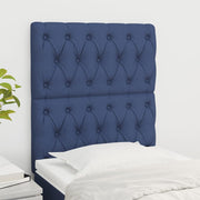 Hoofdbord 80x7x118/128 cm stof blauw