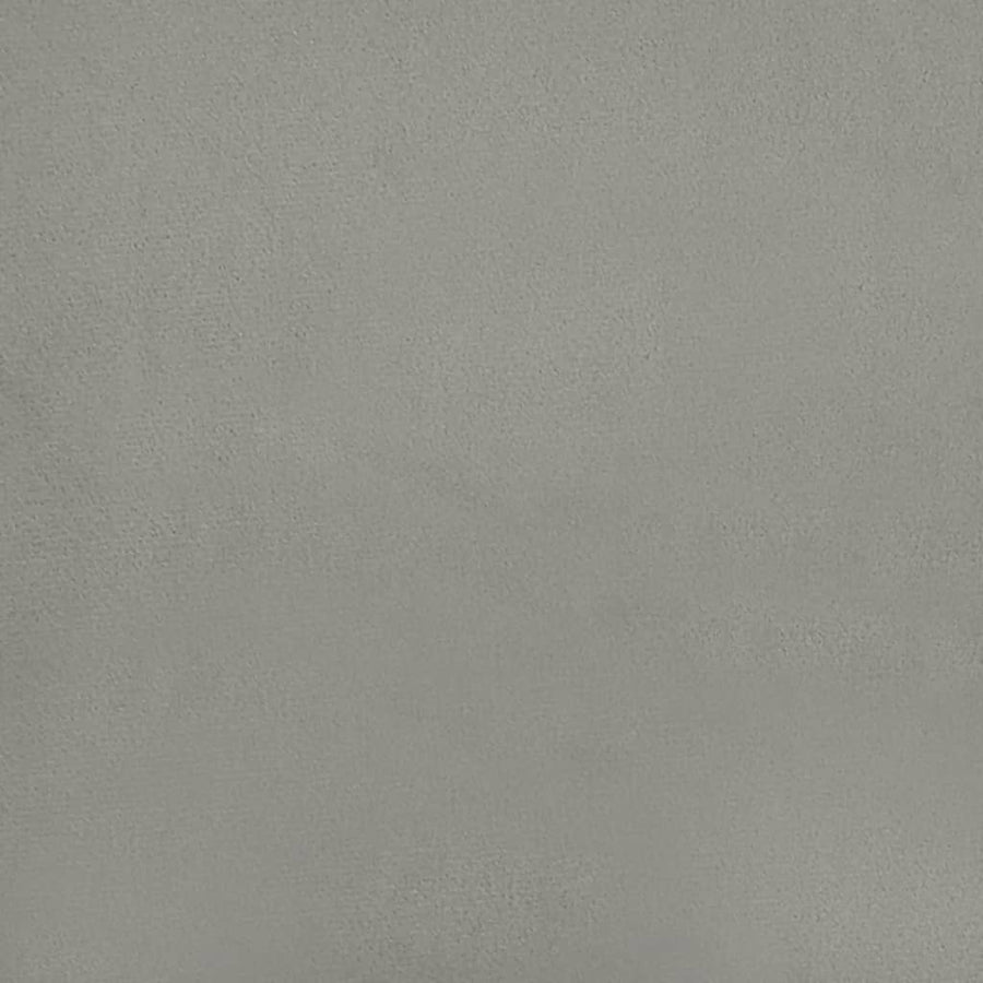 Hoofdborden 2 St 80X5X78/88 Cm Fluweel Lichtgrijs