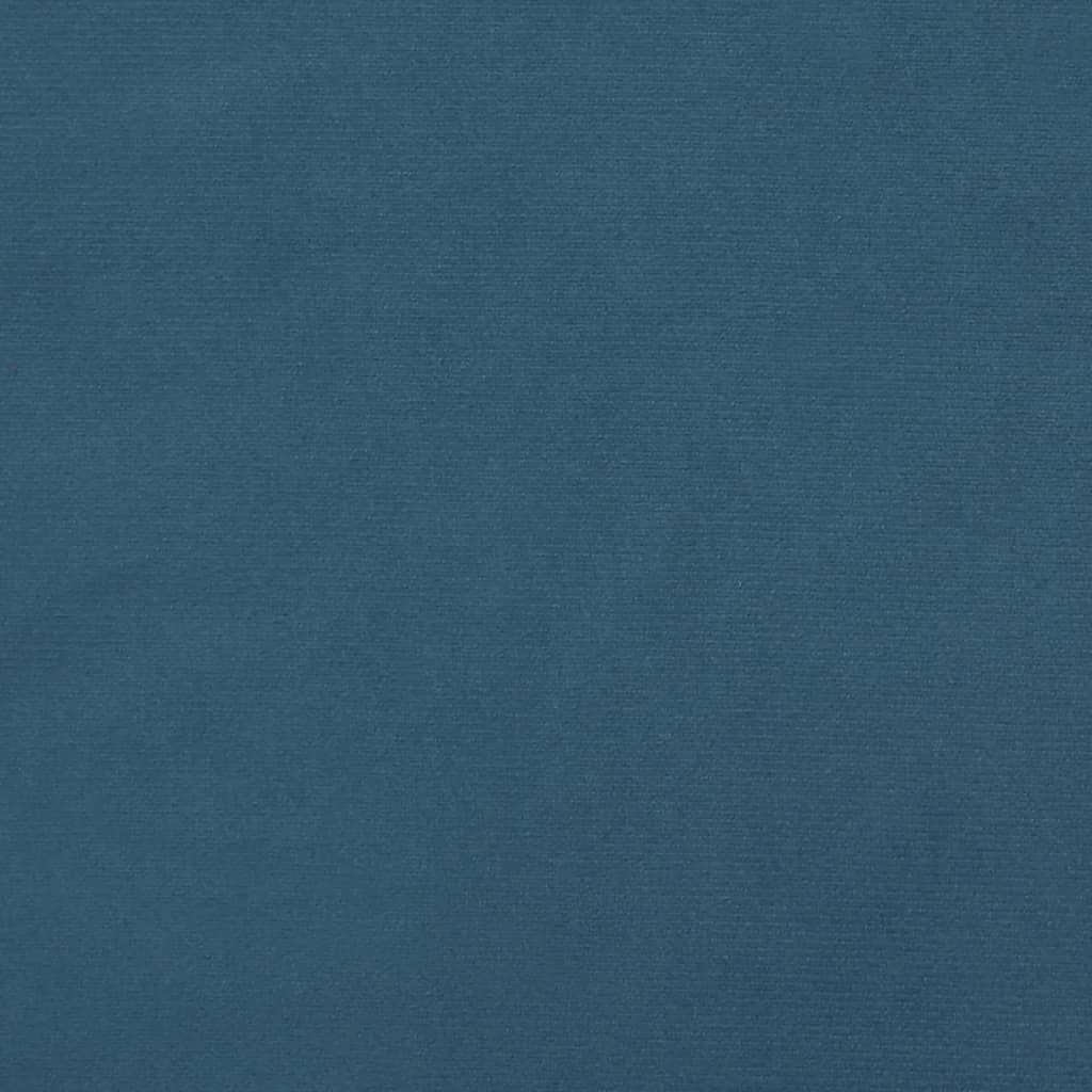 Hoofdborden 4 St 72X5X78/88 Cm Fluweel Donkerblauw 144 cm Hoog