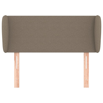 Hoofdbord met randen 83x23x78/88 cm stof taupe 83 x 23 x 78/88 cm Taupe