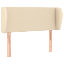 Hoofdbord met randen 83x23x78/88 cm stof crèmekleurig 83 x 23 x 78/88 cm Crème