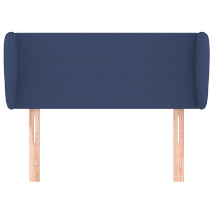 Hoofdbord met randen 83x23x78/88 cm stof blauw 83 x 23 x 78/88 cm Blauw