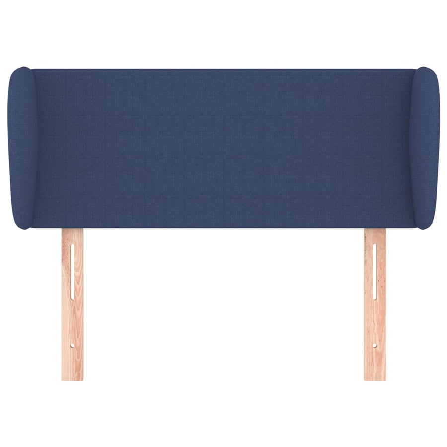 Hoofdbord met randen 83x23x78/88 cm stof blauw 83 x 23 x 78/88 cm Blauw