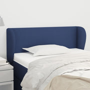 Hoofdbord stof 83x23x78/88 cm blauw