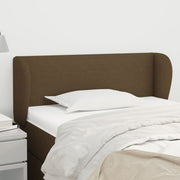 Hoofdbord 93x23x78/88 cm stof donkerbruin