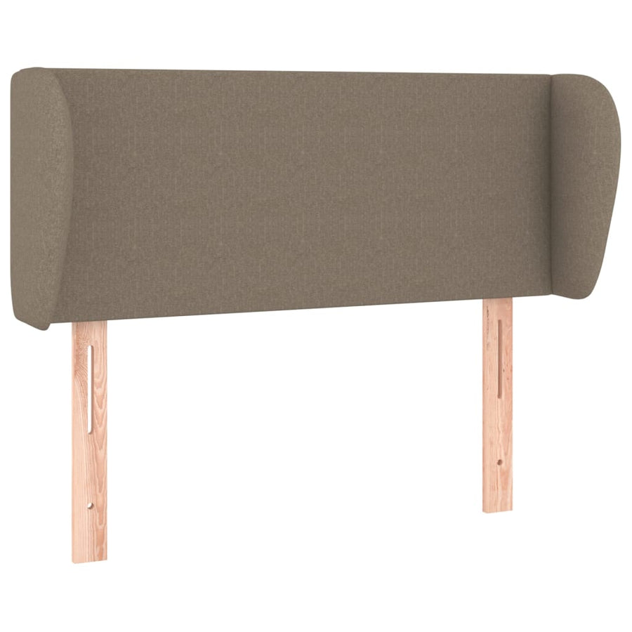 Hoofdbord Met Randen Stof 1 93 x 23 x 78/88 cm Taupe