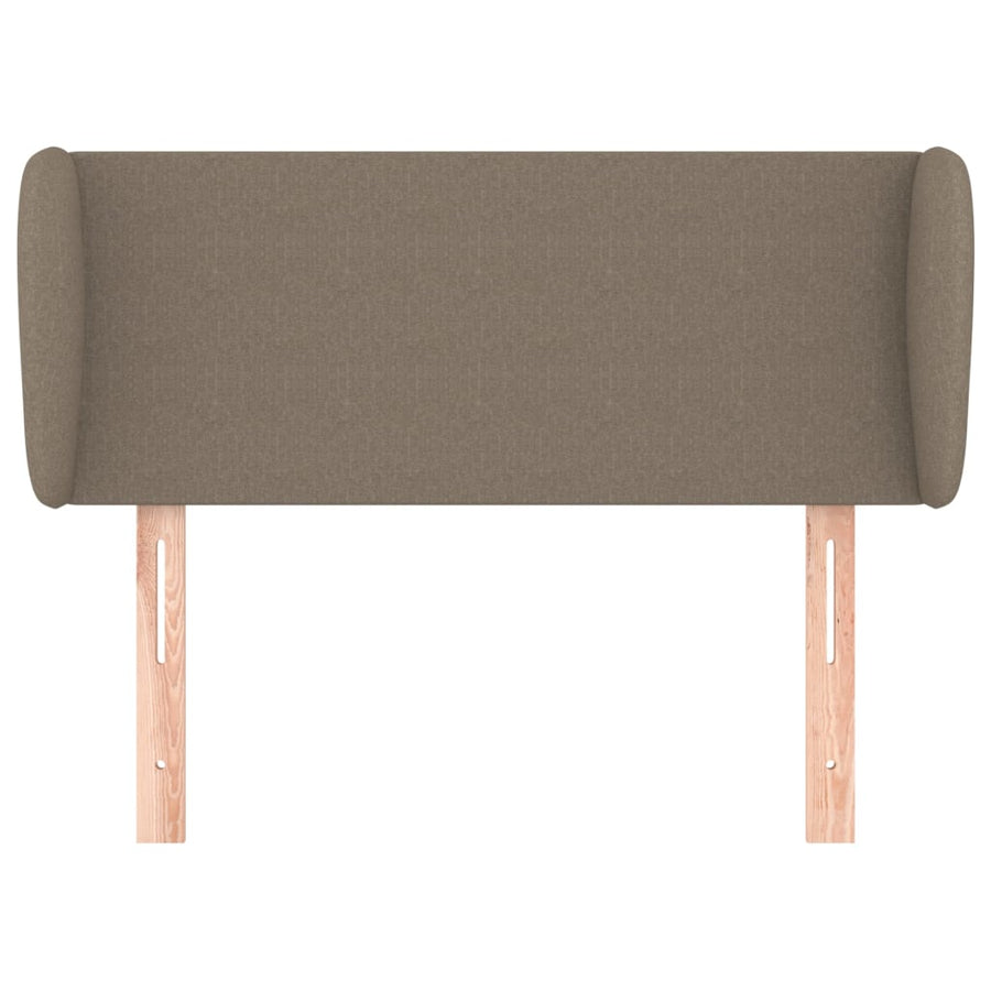 Hoofdbord Met Randen Stof 1 93 x 23 x 78/88 cm Taupe