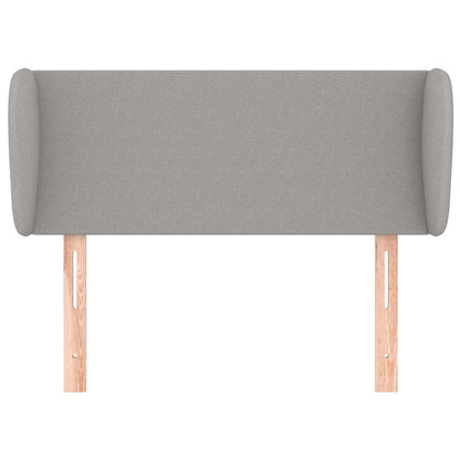Hoofdbord met randen 103x23x78/88 cm stof lichtgrijs 103 x 23 x 78/88 cm Lichtgrijs