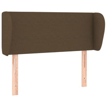 Hoofdbord met randen 103x23x78/88 cm stof donkerbruin 103 x 23 x 78/88 cm Donkerbruin
