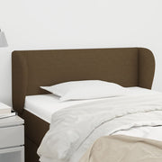 Hoofdbord 103x23x78/88 cm stof donkerbruin