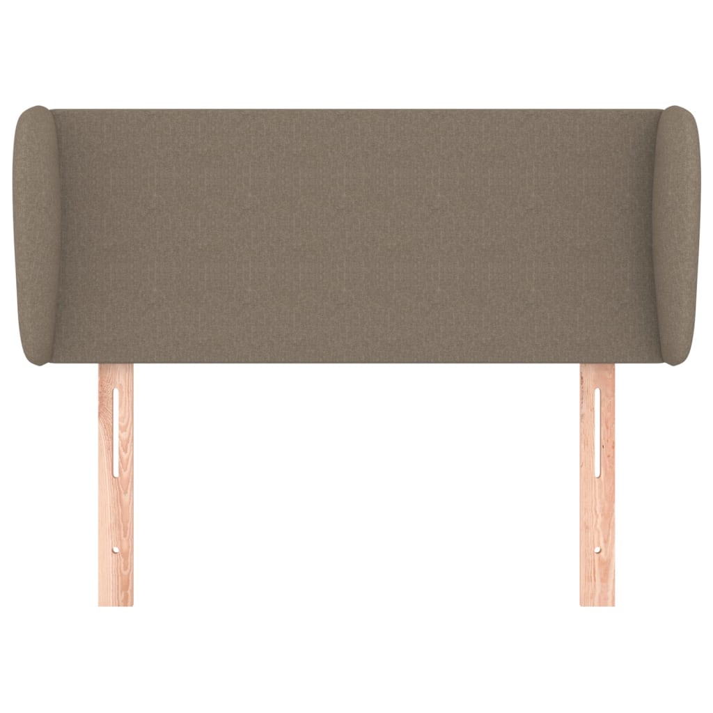 Hoofdbord met randen 103x23x78/88 cm stof taupe 103 x 23 x 78/88 cm Taupe
