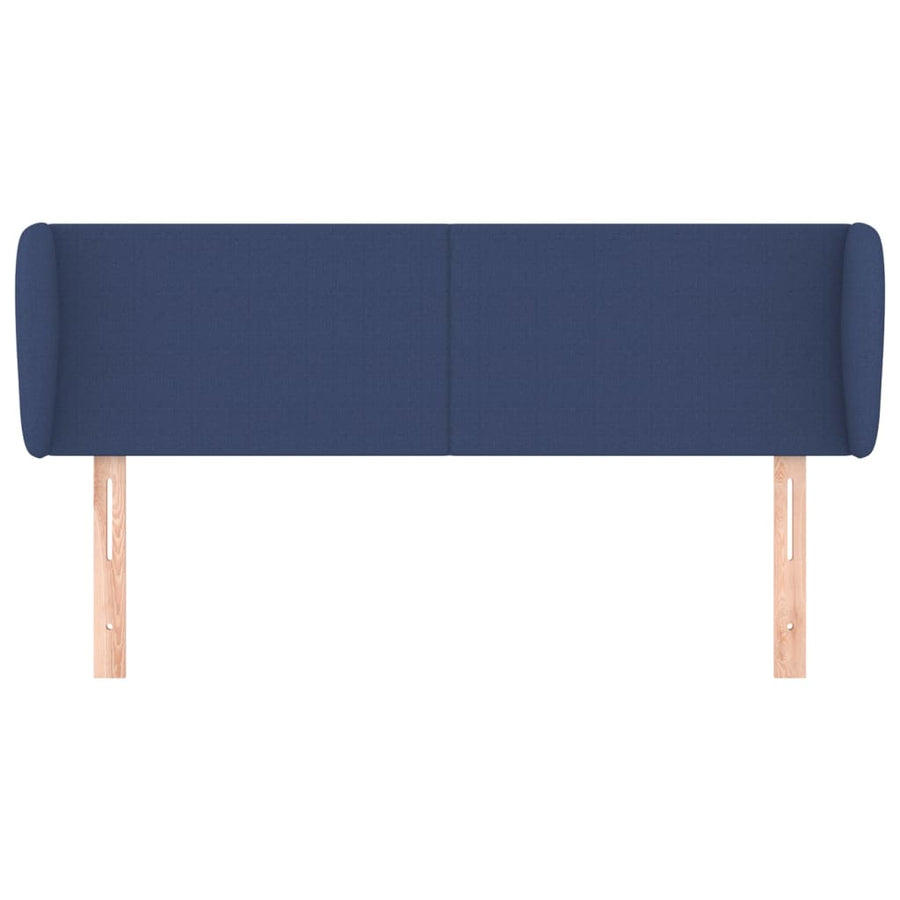 Hoofdbord met randen 103x23x78/88 cm stof blauw 103 x 23 x 78/88 cm Blauw