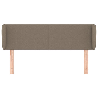 Hoofdbord met randen 147x23x78/88 cm stof taupe 147 x 23 x 78/88 cm Taupe