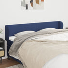 Hoofdbord 183x23x78/88 cm stof blauw