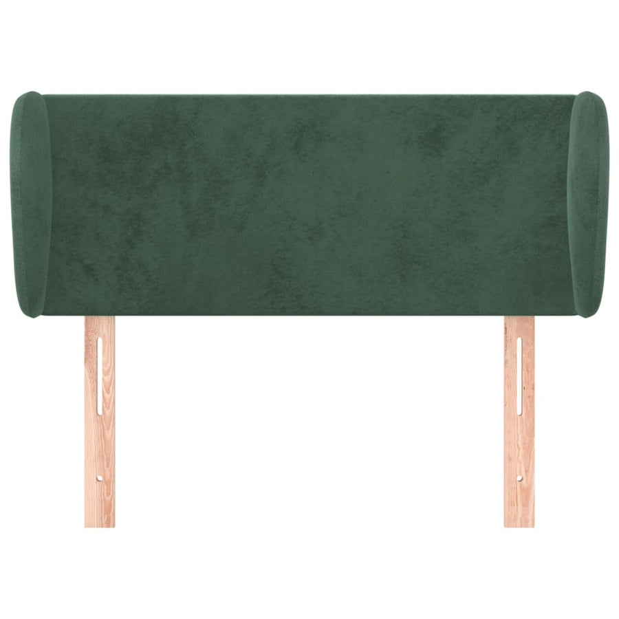 Hoofdbord Met Randen 83X23X78/88 Cm Fluweel Donkergroen 83 x 23 x 78/88 cm