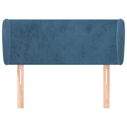 Hoofdbord Met Randen 83X23X78/88 Cm Fluweel Donkerblauw 83 x 23 x 78/88 cm